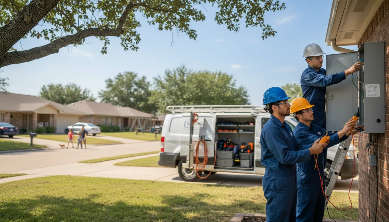 Certified electrician providing emergency electrical services in Bentonville, OH